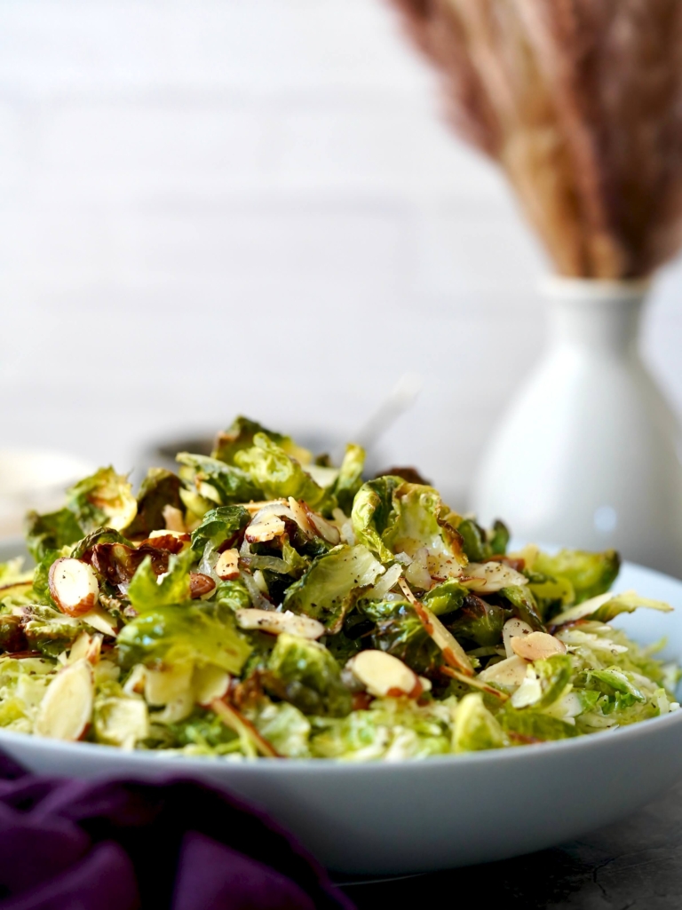 shaved brussels sprouts salad