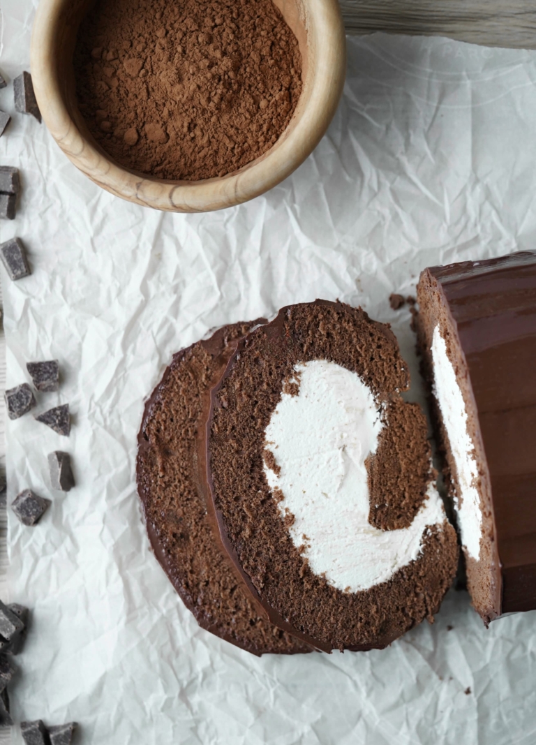 chocolate roll cake