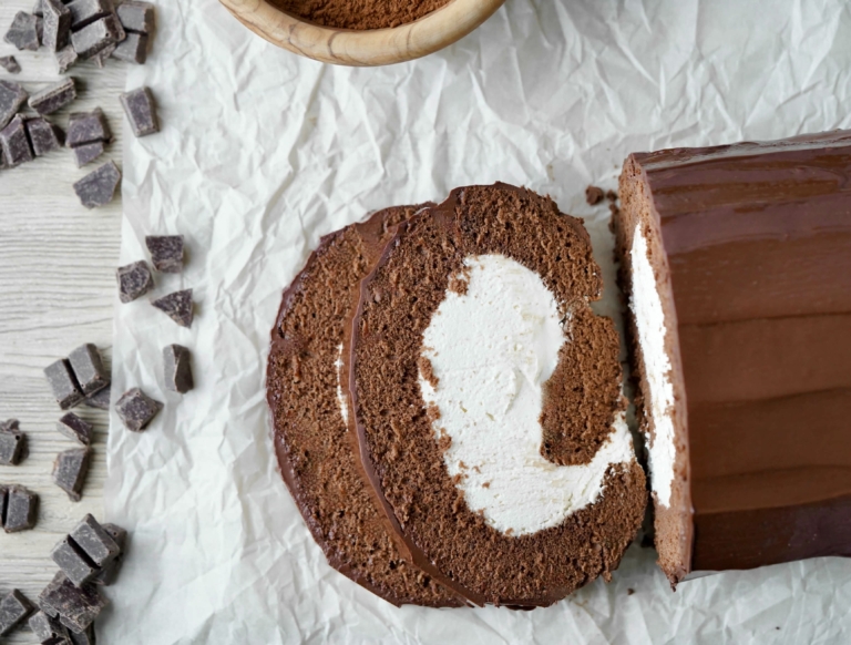chocolate roll cake