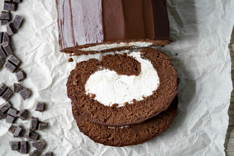 chocolate roll cake