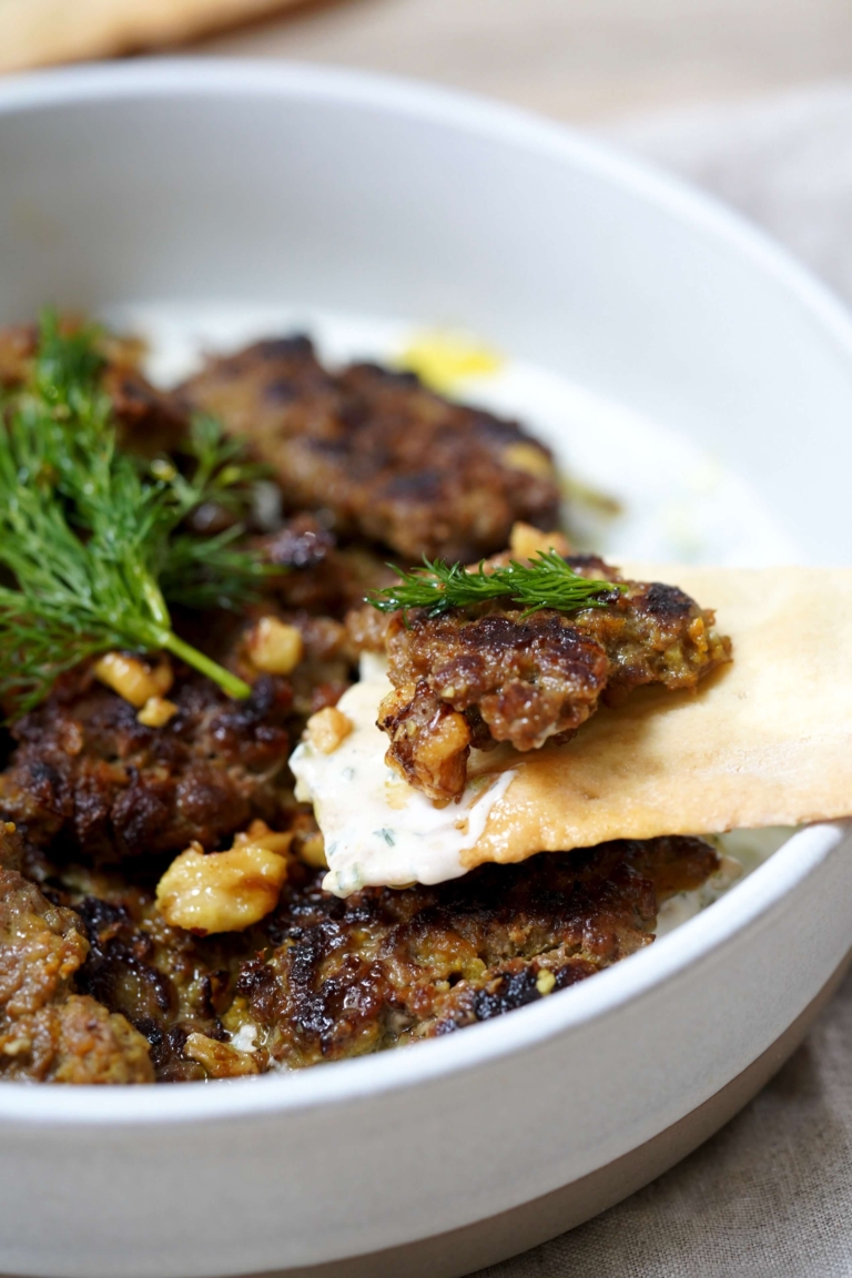 smashed beef kabab bowl 