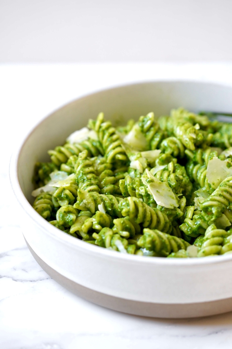 spinach pesto pasta