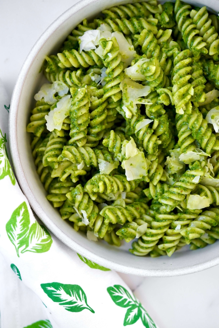 spinach pesto pasta