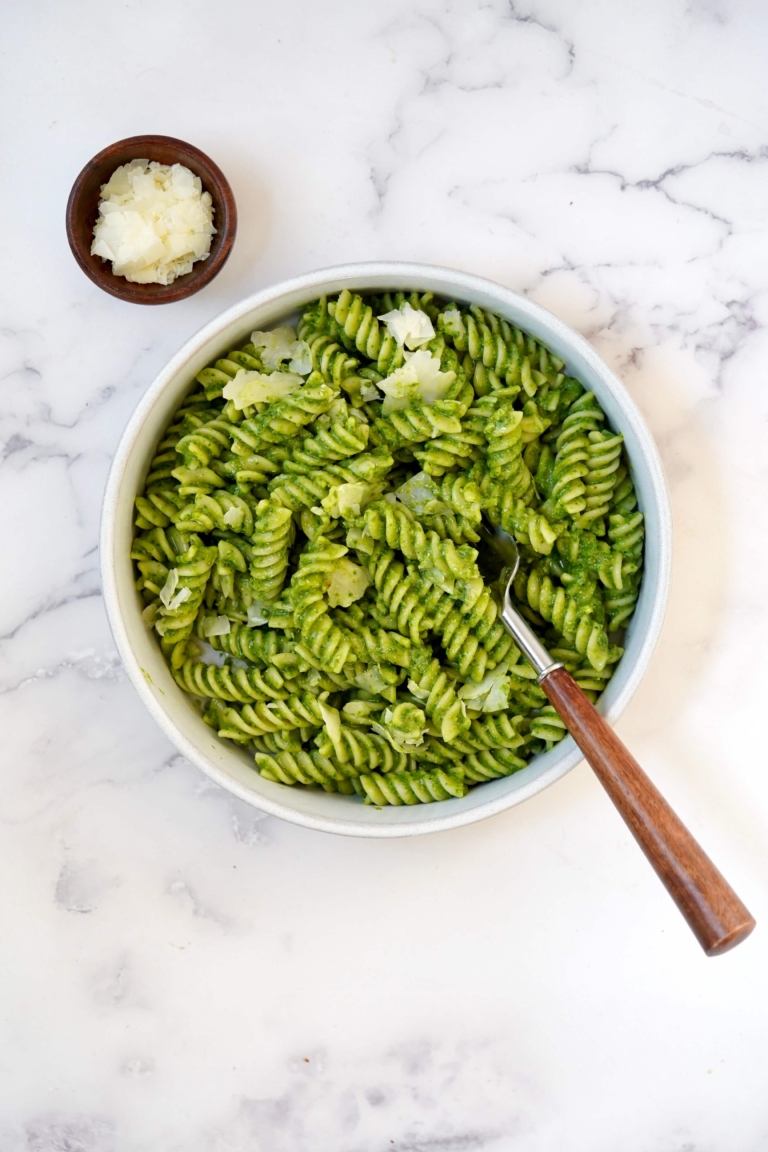 spinach pesto pasta