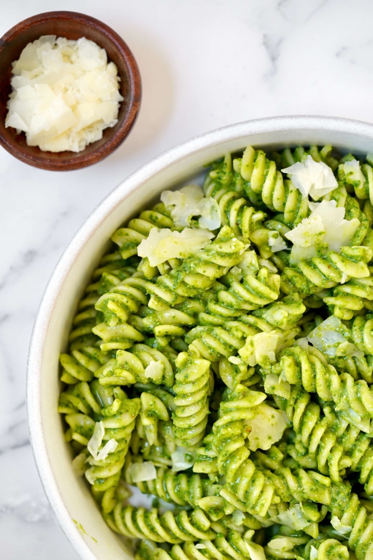 spinach pesto pasta