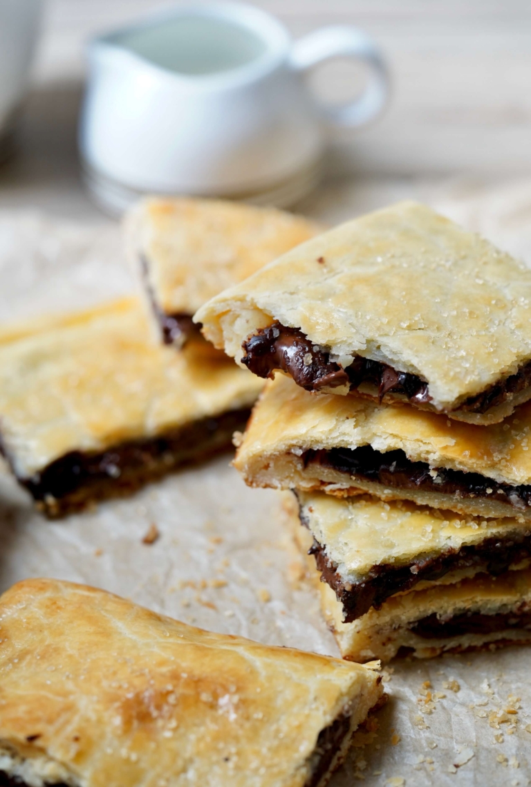 chocolate rugelach bars