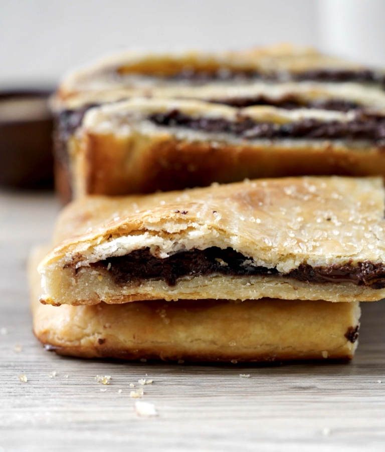 chocolate rugelach bars