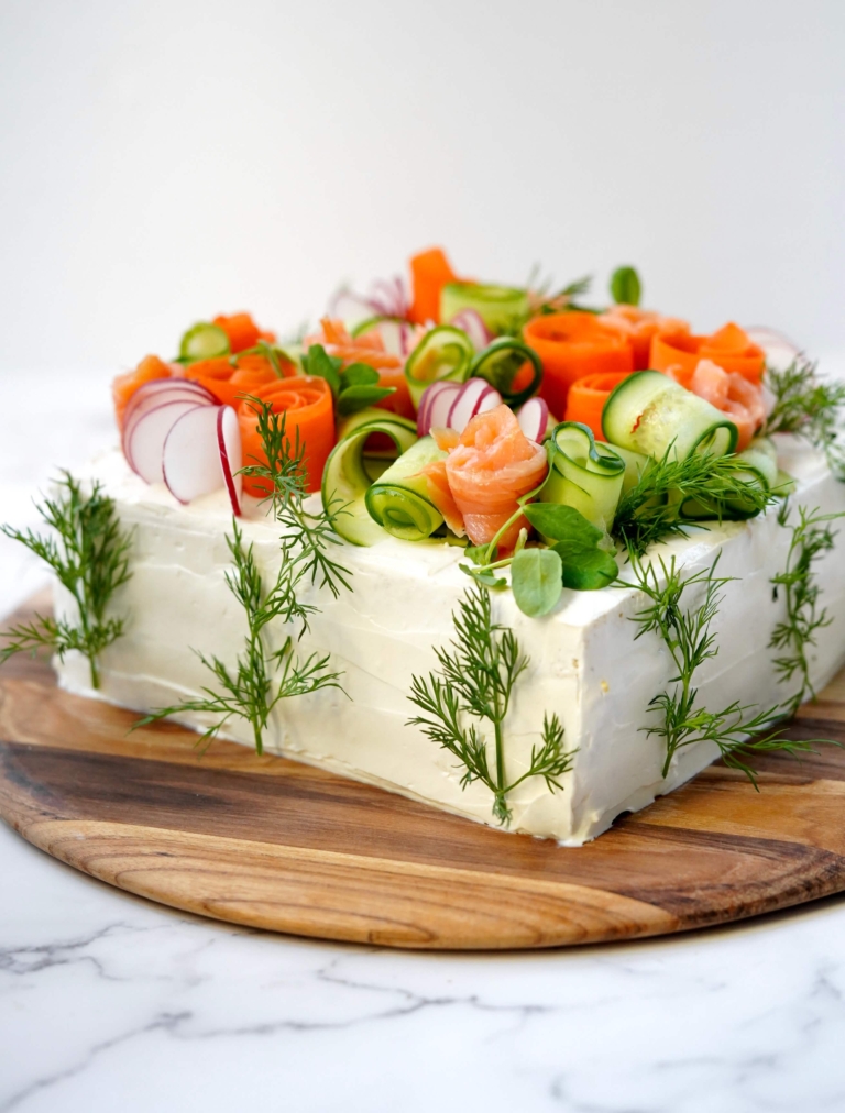 Sweedish savory sandwich cake