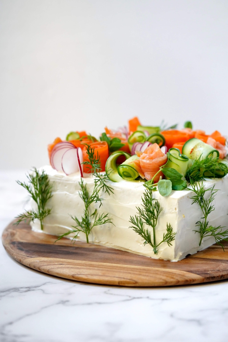 Sweedish savory sandwich cake