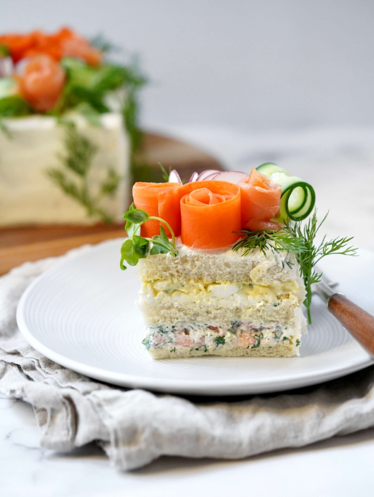 Sweedish savory sandwich cake