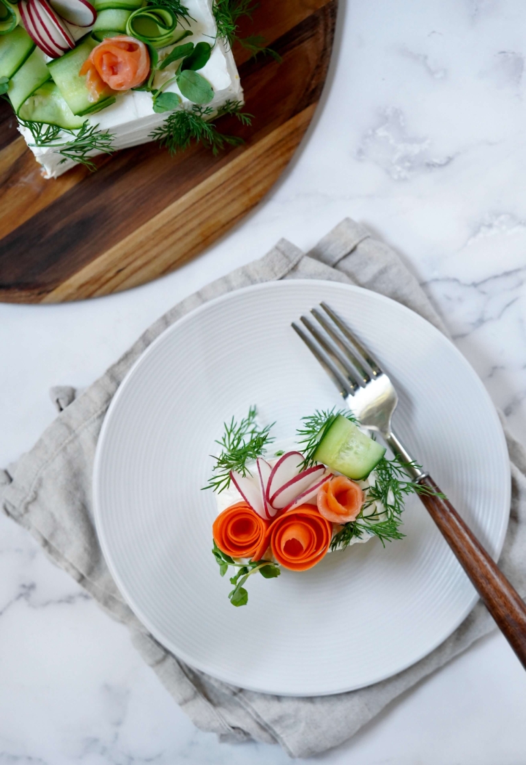 Sweedish savory sandwich cake