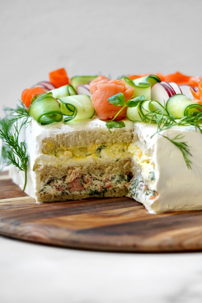 Sweedish savory sandwich cake