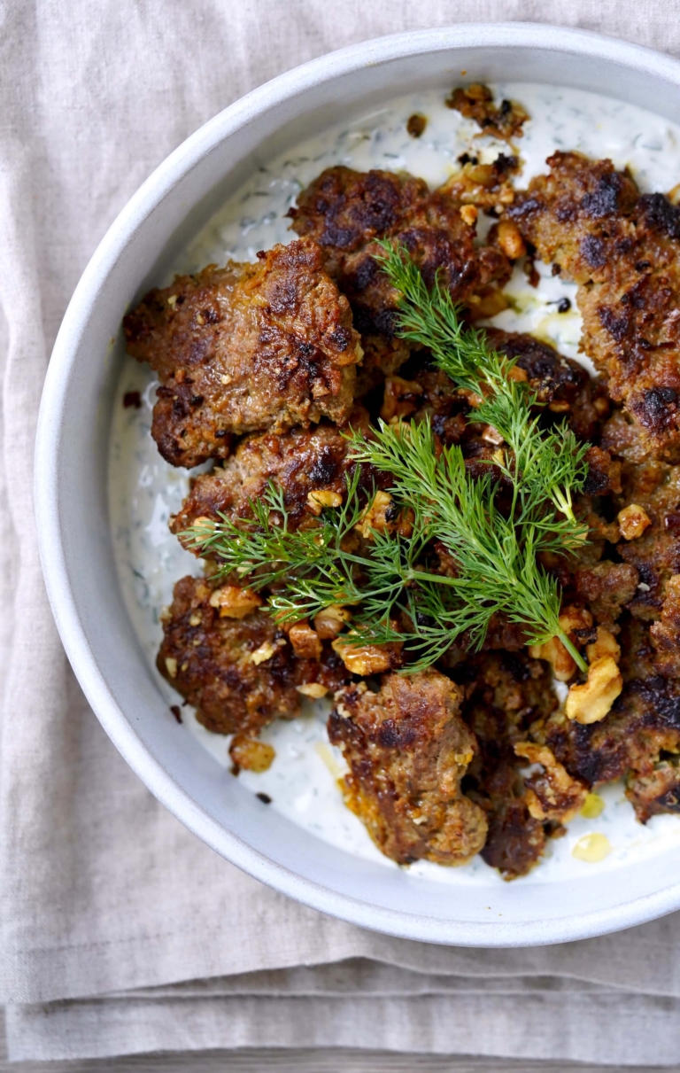 smashed beef kabab bowl 