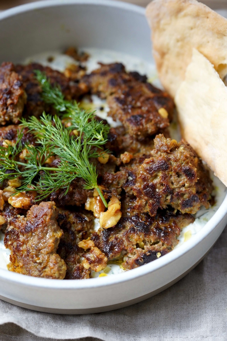smashed beef kabab bowl 