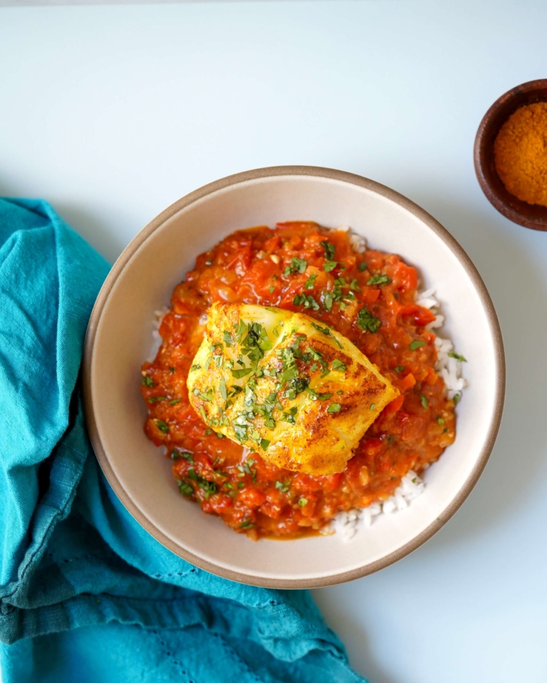 fish in coconut curry