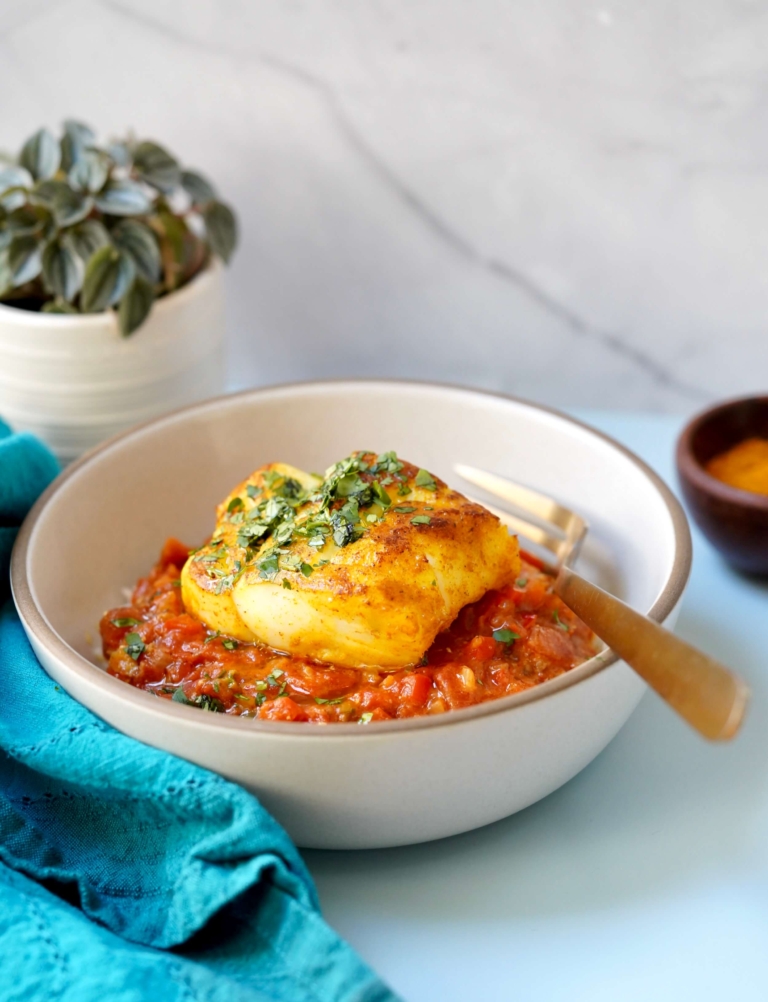 fish in coconut curry 