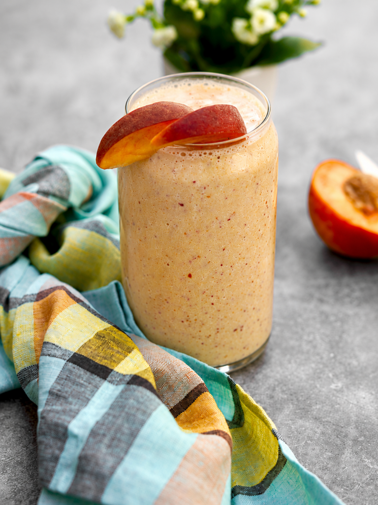 dairy-free peach smoothie
