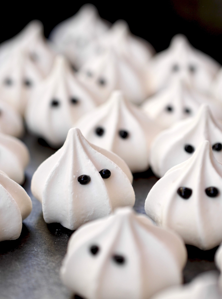 ghost meringues