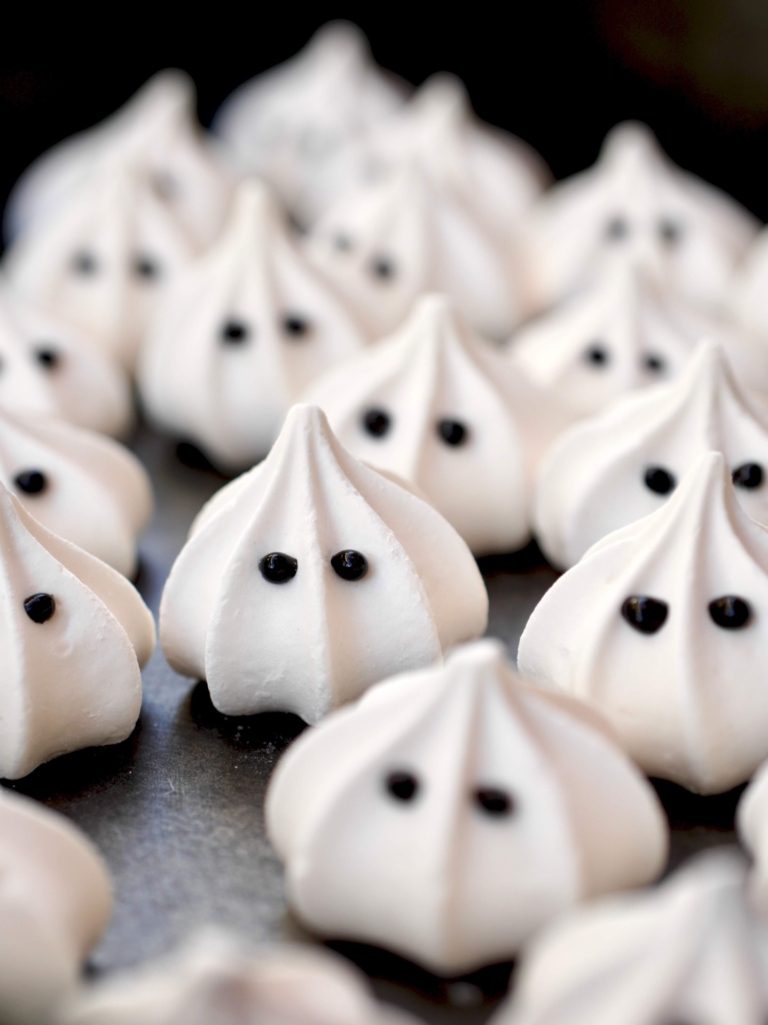 ghost meringues